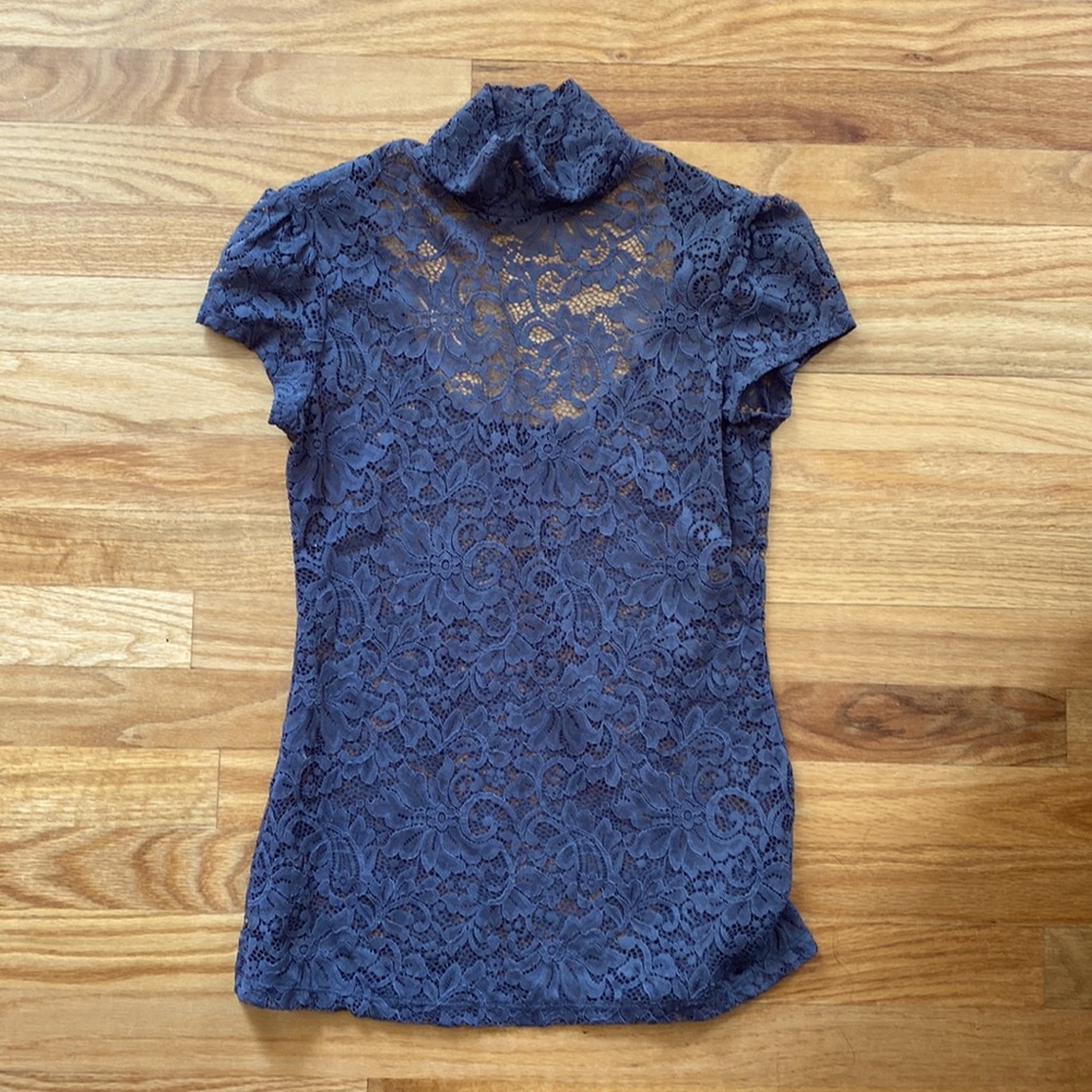 Lace top for over tank top